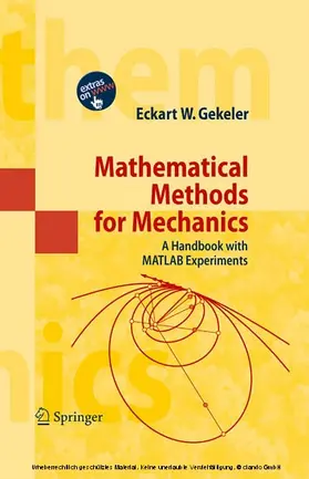 Gekeler | Mathematical Methods for Mechanics | E-Book | www.sack.de