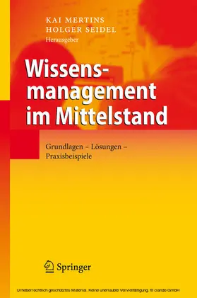 Mertins / Seidel |  Wissensmanagement im Mittelstand | eBook | Sack Fachmedien