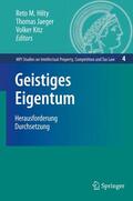 Hilty / Jaeger / Kitz |  Geistiges Eigentum | Buch |  Sack Fachmedien