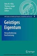 Hilty / Jaeger / Jäger |  Geistiges Eigentum | eBook | Sack Fachmedien
