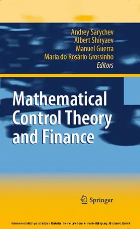 Sarychev / Shiryaev / Guerra |  Mathematical Control Theory and Finance | eBook | Sack Fachmedien