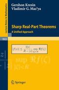 Kresin / Maz'ya / Shaposhnikova |  Sharp Real-Part Theorems | Buch |  Sack Fachmedien