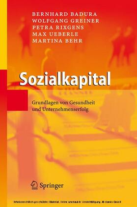 Badura / Greiner / Rixgens | Sozialkapital | E-Book | sack.de