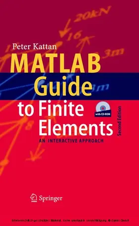 Kattan | MATLAB Guide to Finite Elements | E-Book | www.sack.de