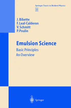 Bibette / Leal-Calderon / Schmitt |  Emulsion Science | eBook | Sack Fachmedien