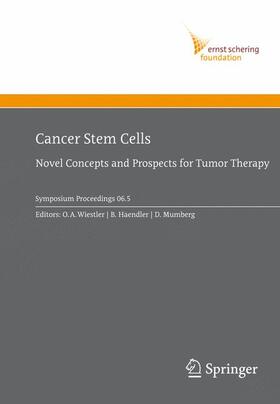 Wiestler / Mumberg / Haendler | Cancer Stem Cells | Buch | 978-3-540-70852-0 | sack.de