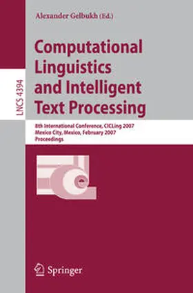 Gelbukh | Computational Linguistics and Intelligent Text Processing | E-Book | sack.de