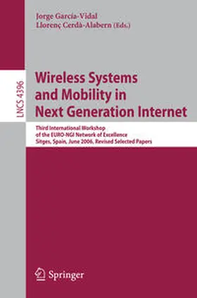 García-Vidal / Cerdà-Alabern | Wireless Systems and Mobility in Next Generation Internet | E-Book | sack.de