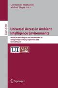 Stephanidis / Pieper |  Universal Access in Ambient Intelligence Environments | Buch |  Sack Fachmedien