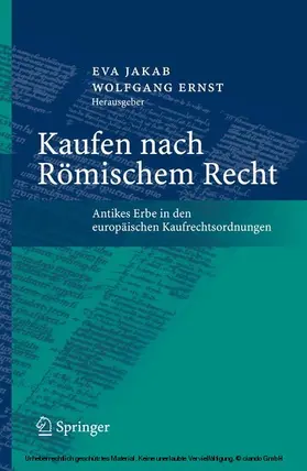Jakab / Ernst |  Kaufen nach Römischem Recht | eBook | Sack Fachmedien
