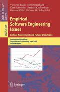 Basili / Rombach / Selby |  Empirical Software Engineering Issues. Critical Assessment and Future Directions | Buch |  Sack Fachmedien