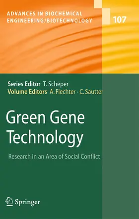 Fiechter / Sautter |  Green Gene Technology | eBook | Sack Fachmedien
