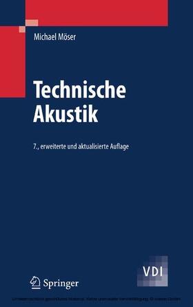 Möser | Technische Akustik | E-Book | sack.de