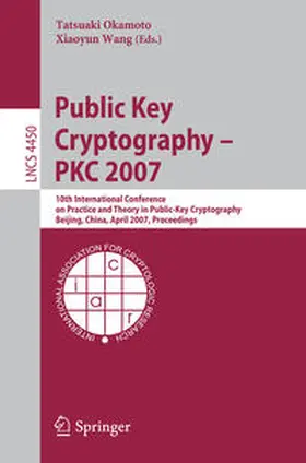 Okamoto / Wang | Public Key Cryptography - PKC 2007 | E-Book | sack.de