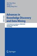 Zhou / Li / Yang |  Advances in Knowledge Discovery and Data Mining | Buch |  Sack Fachmedien