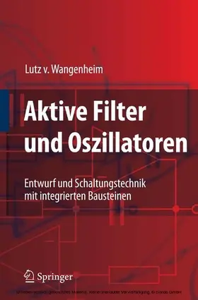 Wangenheim |  Aktive Filter und Oszillatoren | eBook | Sack Fachmedien