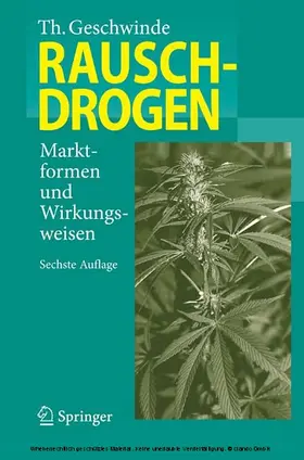 Geschwinde |  Rauschdrogen | eBook | Sack Fachmedien