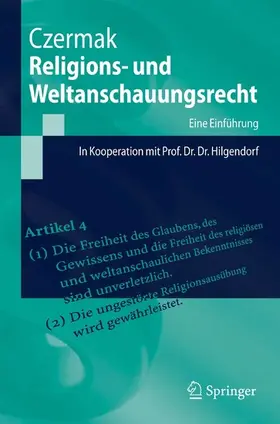Czermak |  Religions- und Weltanschauungsrecht | eBook | Sack Fachmedien