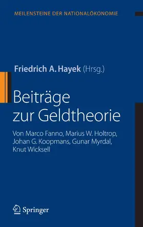 Hayek | Beiträge zur Geldtheorie | E-Book | www.sack.de