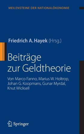 Hayek | Beiträge zur Geldtheorie | E-Book | sack.de