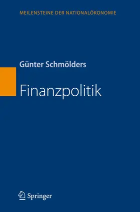 Schmölders |  Finanzpolitik | Buch |  Sack Fachmedien