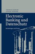 Werner / Kahler |  Electronic Banking und Datenschutz | Buch |  Sack Fachmedien