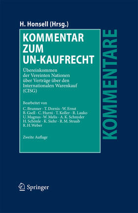 Honsell | Kommentar zum UN-Kaufrecht | E-Book | sack.de