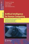 Huang / Pentland / Nijholt |  Artifical Intelligence for Human Computing | Buch |  Sack Fachmedien