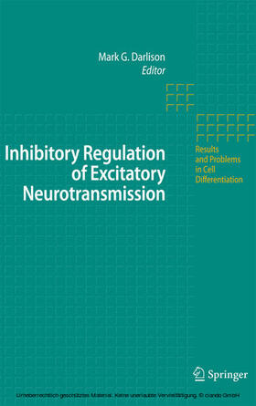 Darlison | Inhibitory Regulation of Excitatory Neurotransmission | E-Book | sack.de