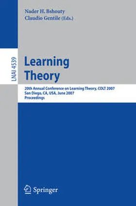 Bshouty / Gentile |  Learning Theory | eBook | Sack Fachmedien
