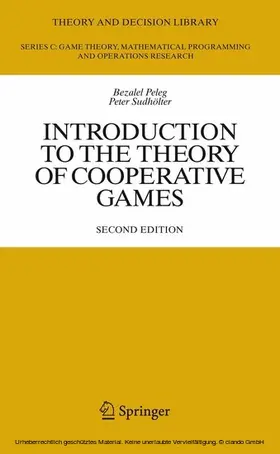 Peleg / Sudhölter | Introduction to the Theory of Cooperative Games | E-Book | sack.de