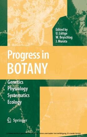 Lüttge / Beyschlag / Murata | Progress in Botany 69 | E-Book | sack.de