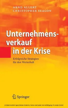 Allert / Seagon |  Unternehmensverkauf in der Krise | eBook | Sack Fachmedien