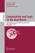 Cooper / Sorbi / Löwe |  Computation and Logic in the Real World | Buch |  Sack Fachmedien