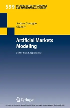 Consiglio | Artificial Markets Modeling | E-Book | sack.de