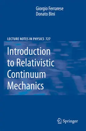 Ferrarese / Bini |  Introduction to Relativistic Continuum Mechanics | eBook | Sack Fachmedien