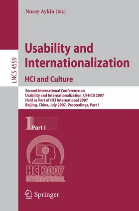 Aykin |  Usability and Internationalization. HCI and Culture | Buch |  Sack Fachmedien