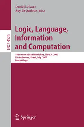 Leivant / de Queiroz | Logic, Language, Information and Computation | E-Book | sack.de