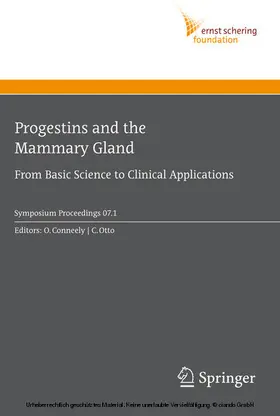 Conneely / Otto |  Progestins and the Mammary Gland | eBook | Sack Fachmedien