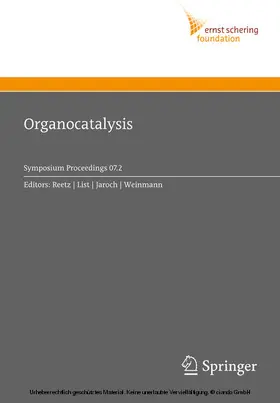 Reetz / List / Jaroch |  Organocatalysis | eBook | Sack Fachmedien