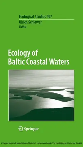 Schiewer |  Ecology of Baltic Coastal Waters | eBook | Sack Fachmedien