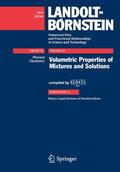 Kehiaian |  Volumetric Properties of Mixtures and Solutions | Buch |  Sack Fachmedien