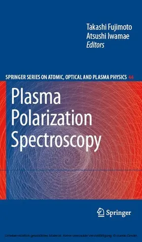 Fujimoto / Iwamae | Plasma Polarization Spectroscopy | E-Book | sack.de