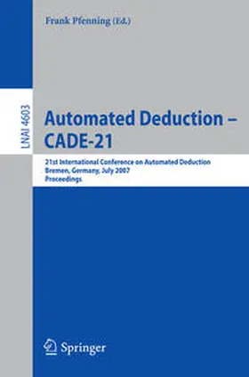 Pfenning | Automated Deduction - CADE-21 | E-Book | www.sack.de