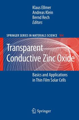 Ellmer / Rech / Klein | Transparent Conductive Zinc Oxide | Buch | 978-3-540-73611-0 | sack.de