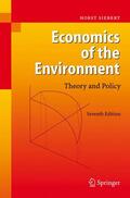 Siebert |  Siebert, H: Economics of the Environment | Buch |  Sack Fachmedien