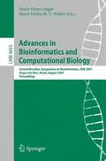 Walter / Sagot |  Advances in Bioinformatics and Computational Biology | Buch |  Sack Fachmedien