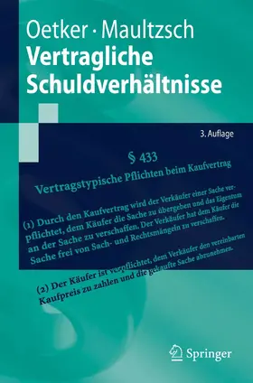 Oetker / Maultzsch |  Vertragliche Schuldverhältnisse | eBook | Sack Fachmedien
