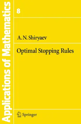 Shiryaev |  Optimal Stopping Rules | eBook | Sack Fachmedien
