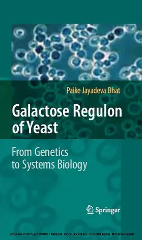 Bhat | Galactose Regulon of Yeast | E-Book | www.sack.de